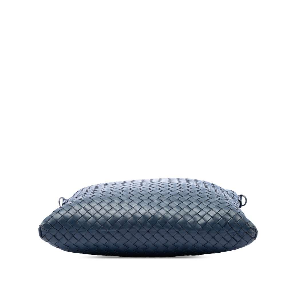 Bottega Veneta Nappa Intrecciato VN Crossbody Blue Leather Very good condition - Inside View
