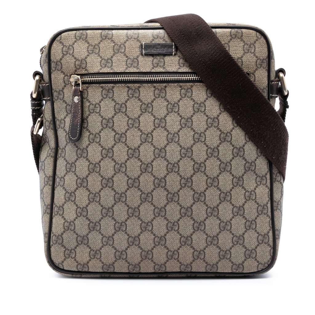 Gucci GG Supreme Crossbody Beige Very good condition - Front View