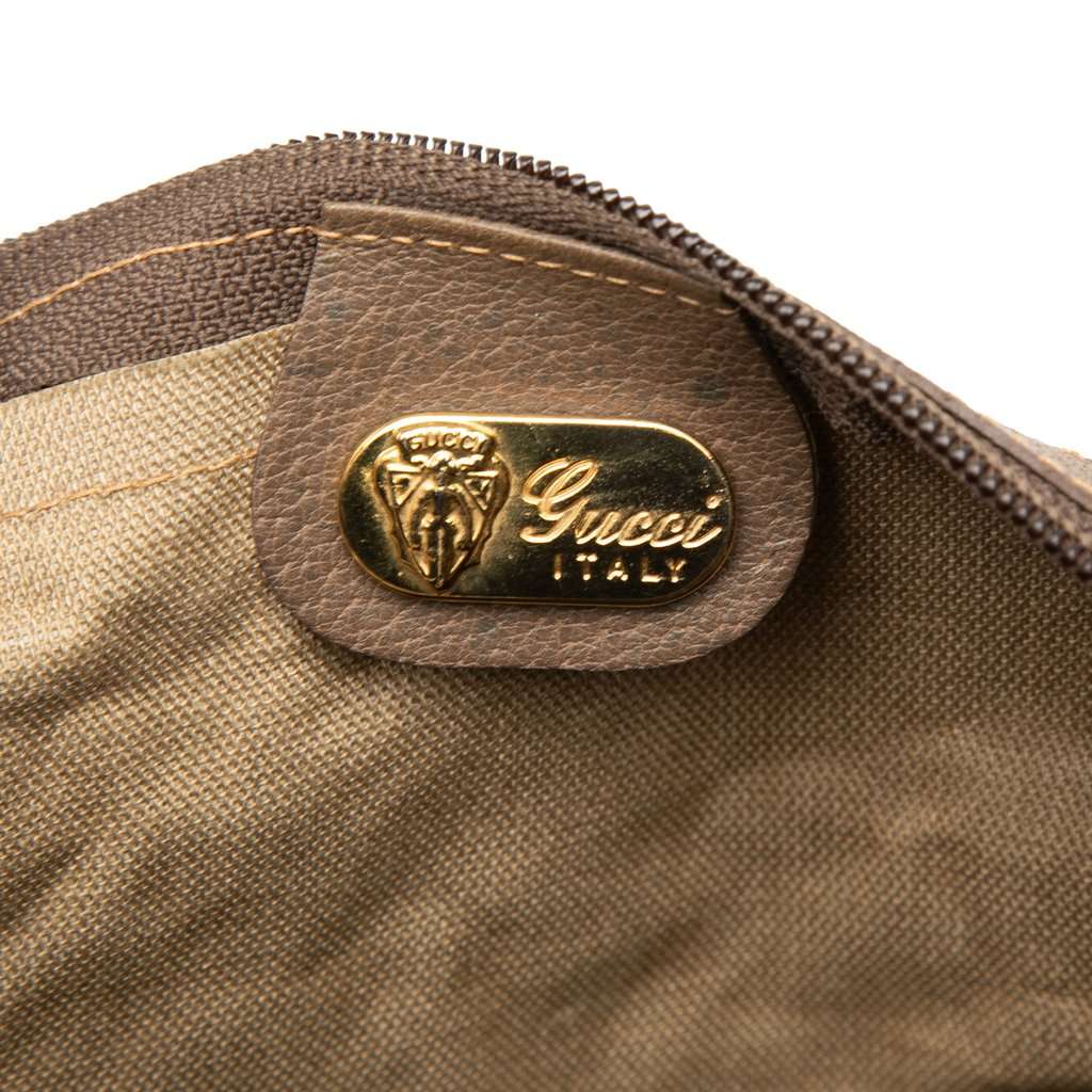 Gucci GG Supreme Web Duffle Bag Beige Very good condition - Box View