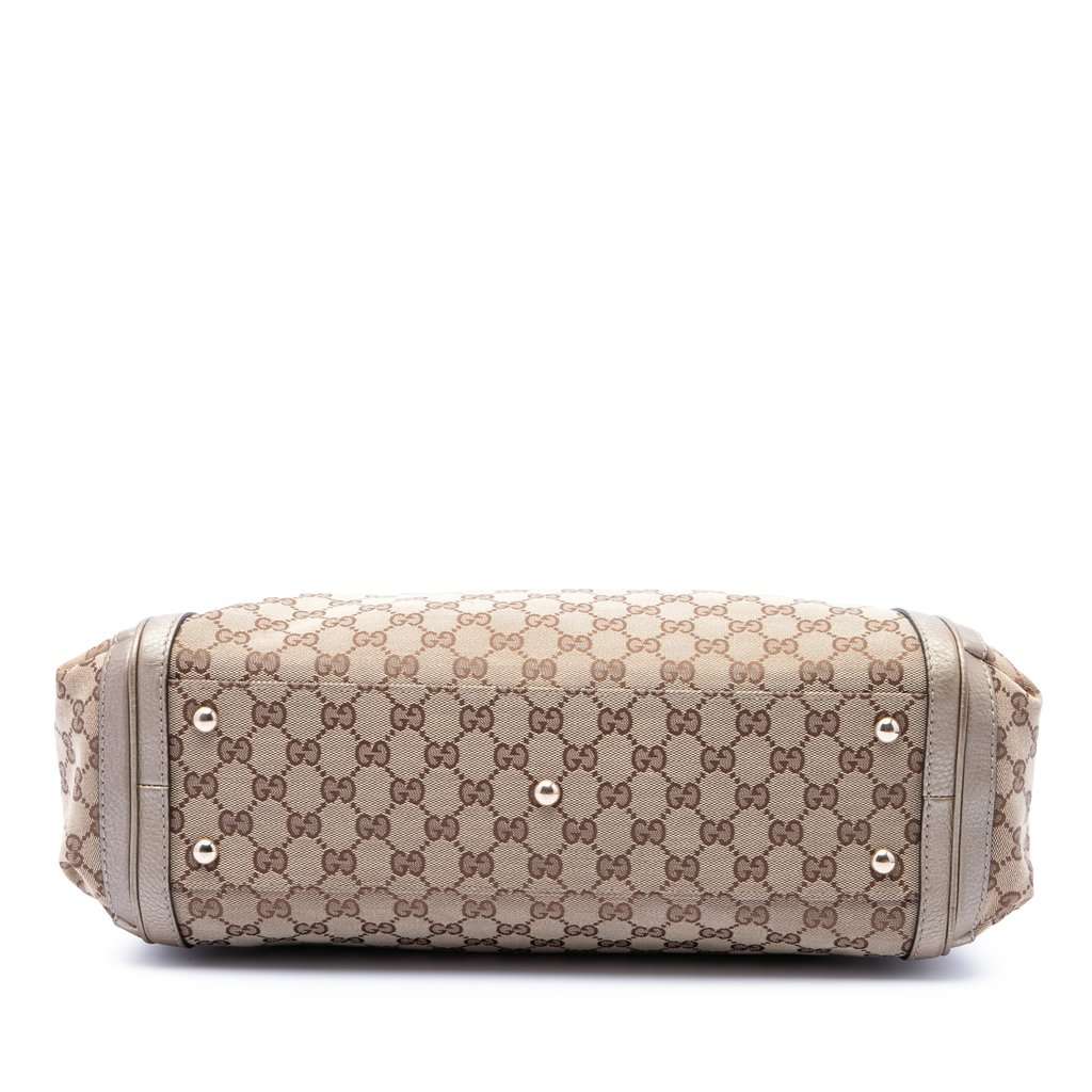 Gucci GG Canvas Bella Convertible Tote Beige Very good condition - Inside View