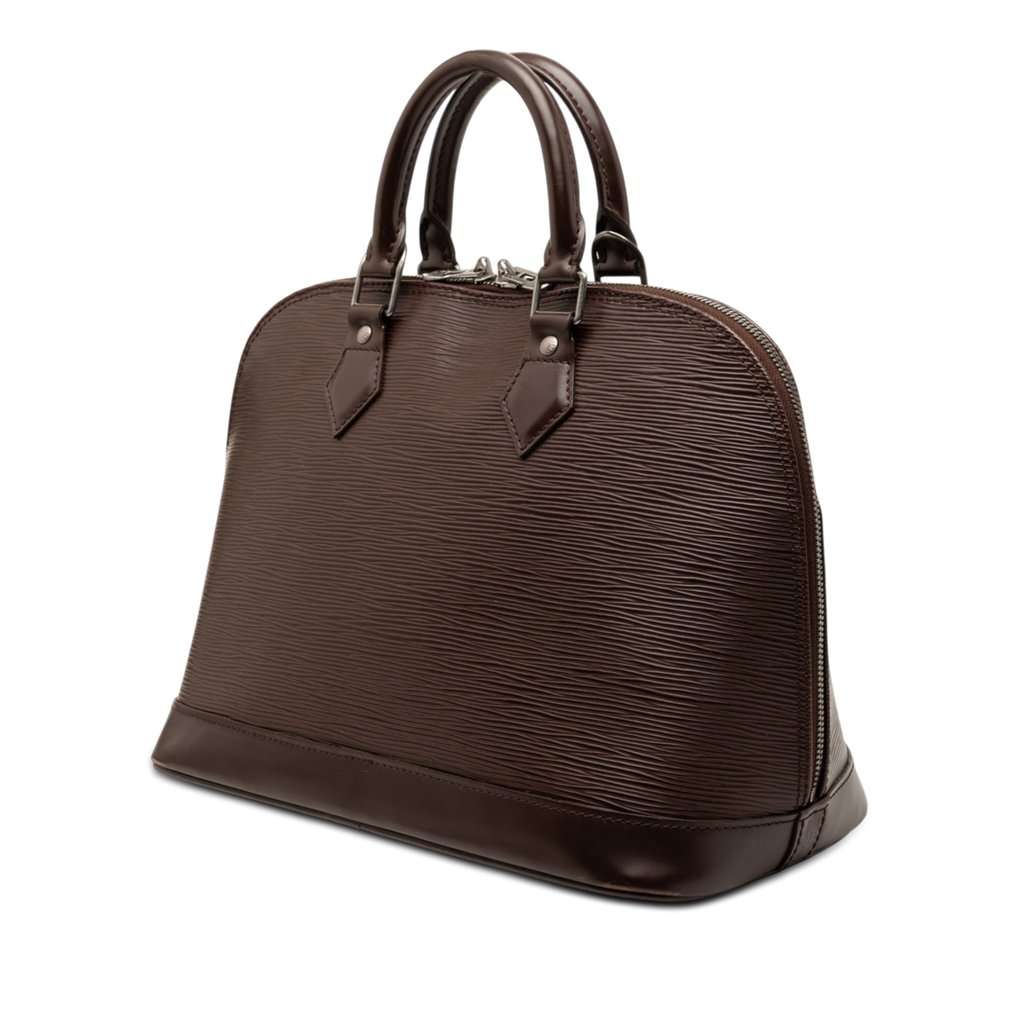 Louis Vuitton Epi Alma PM Brown Leather Very good condition - Back View