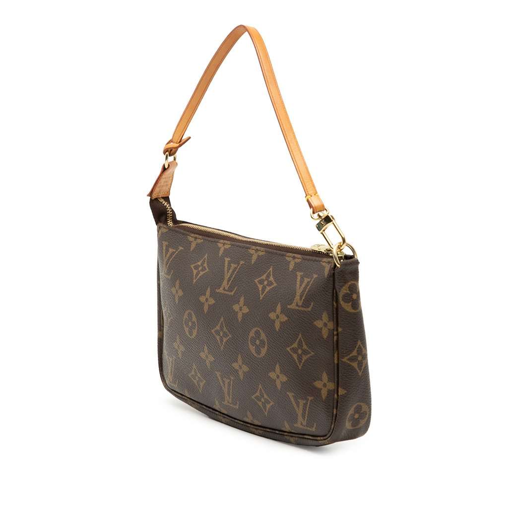 Louis Vuitton Monogram Pochette Accessoires Brown Very good condition - Back View