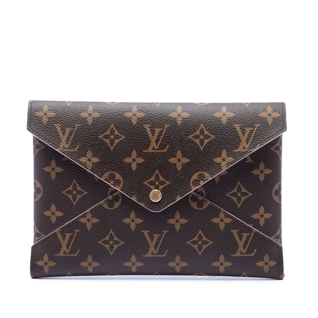 Louis Vuitton Monogram Pochette Kirigami Set Brown Very good - Front View