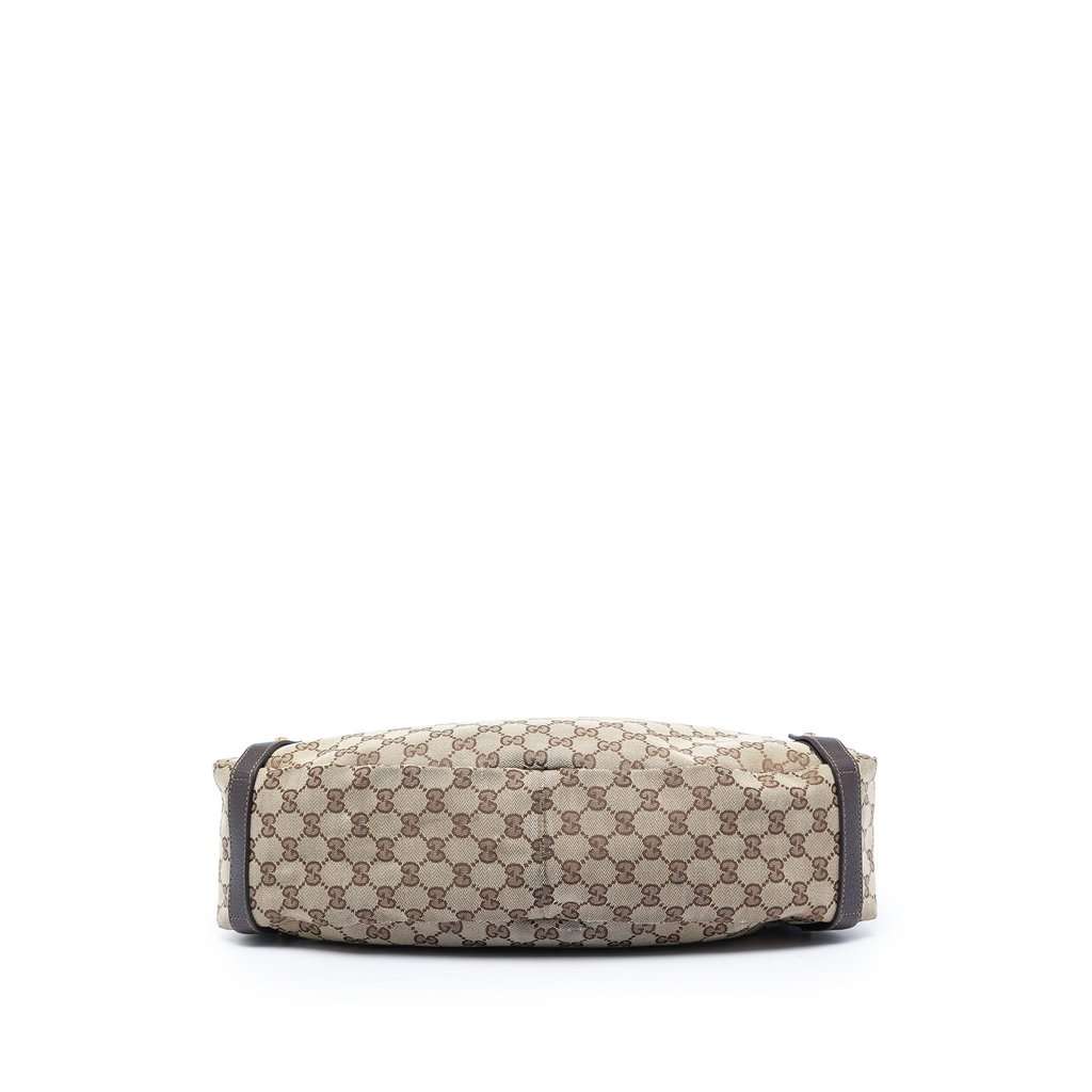 Gucci GG Canvas Abbey D Ring Tote Beige Good - Inside View
