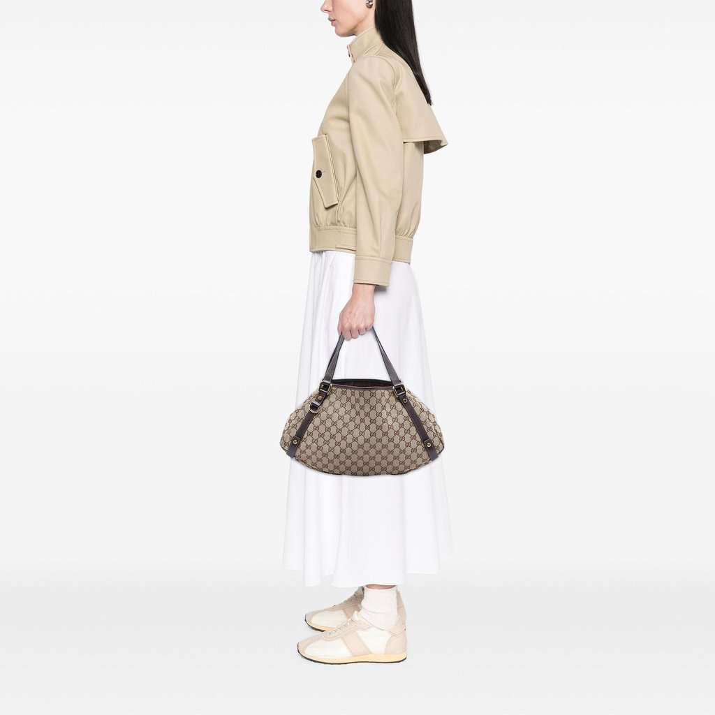 Gucci GG Canvas Abbey D Ring Tote Beige Good - Box View
