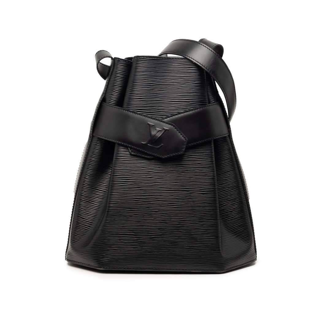 Louis Vuitton Epi Sac D Epaule PM Black Leather Very good condition - Front View