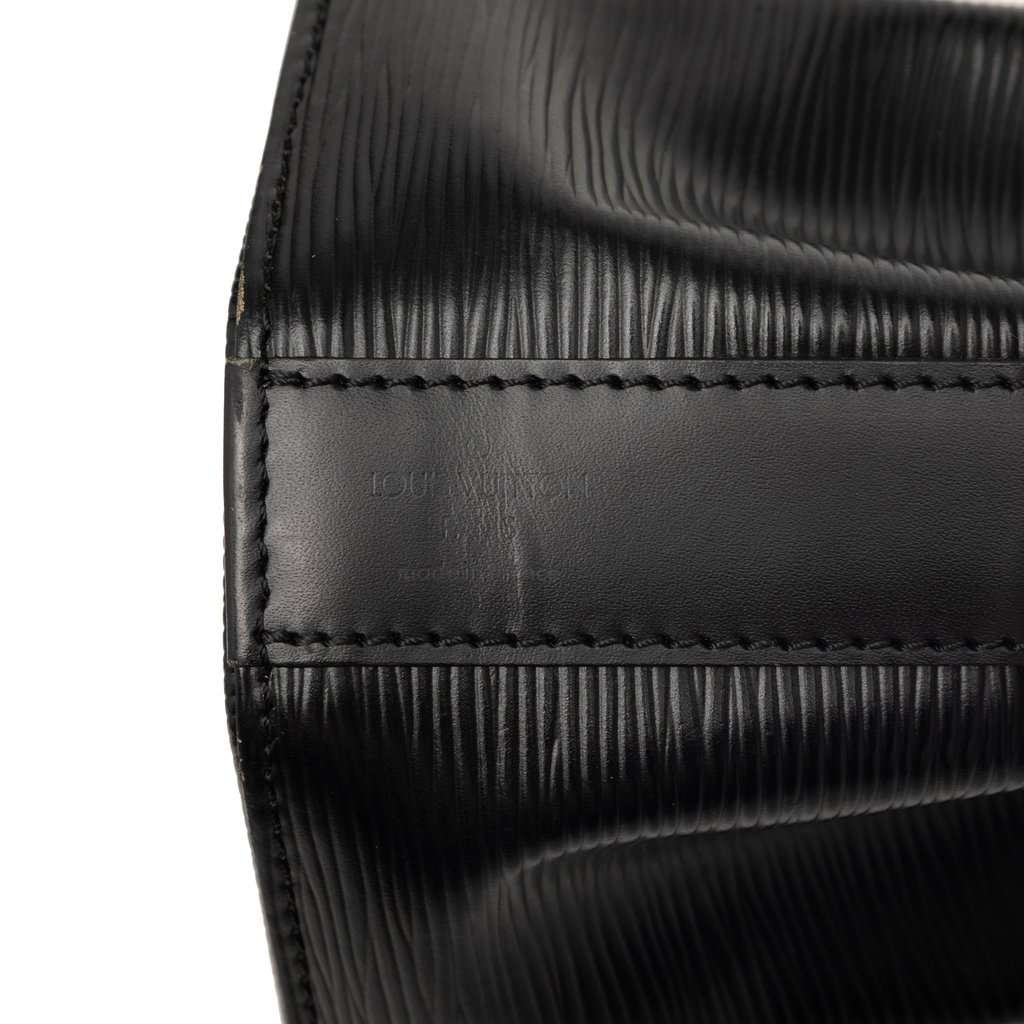 Louis Vuitton Epi Sac D Epaule PM Black Leather Very good condition - Box View