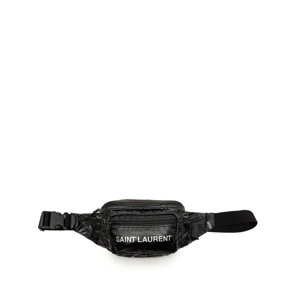 Saint Laurent Nylon Nuxx Belt Bag Black Very good - Front View