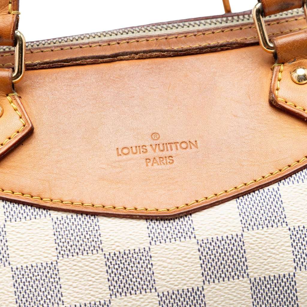 Louis Vuitton Damier Azur Siracusa GM White Very good condition - Box View