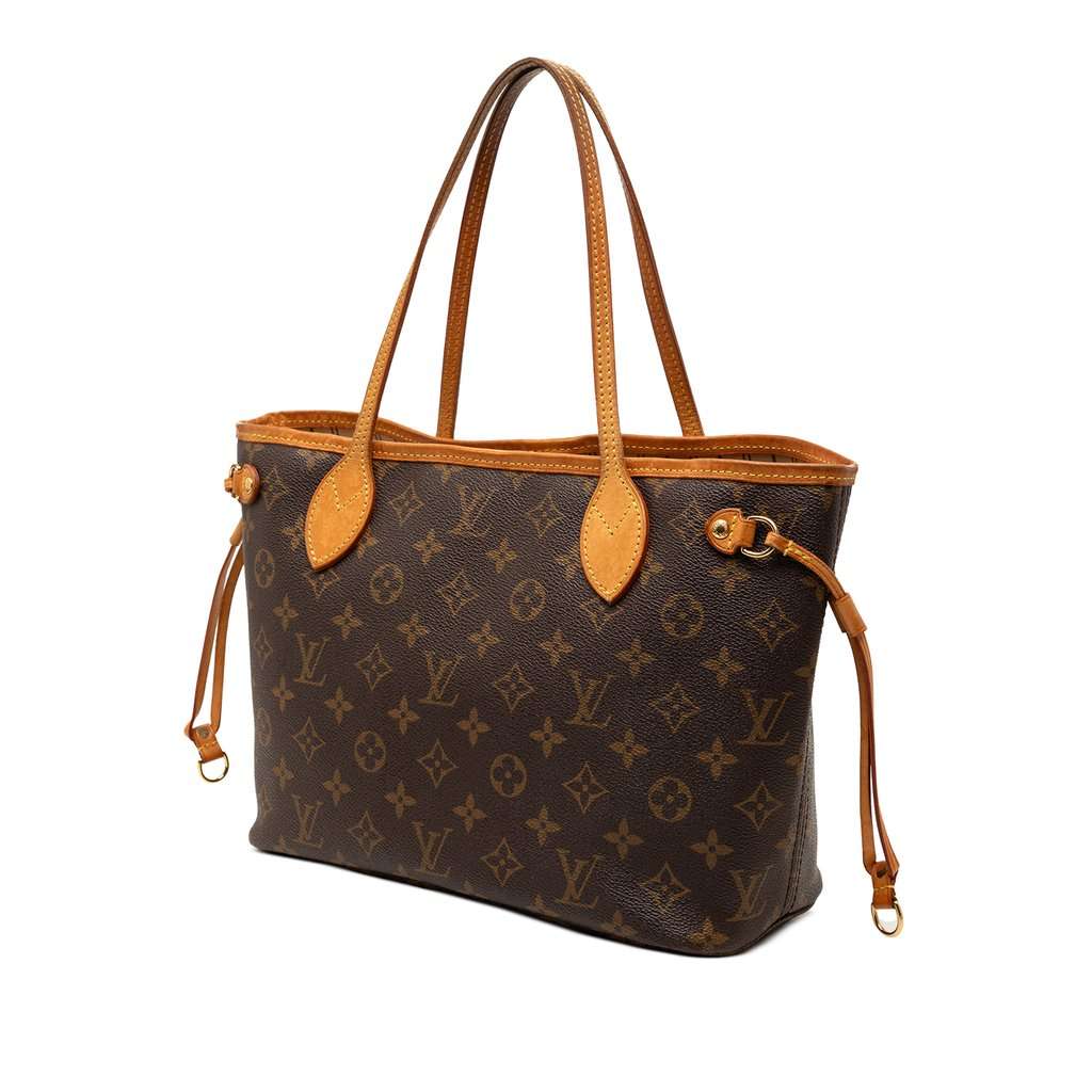 Louis Vuitton Monogram Neverfull PM Brown Very good condition - Back View