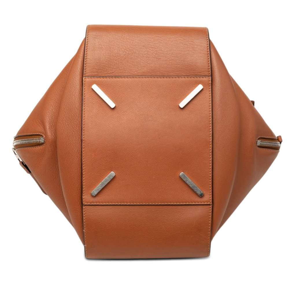 LOEWE Small Leather Hammock Satchel Brown Leather Very good - Inside View