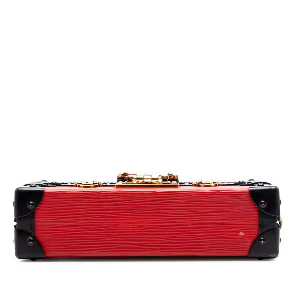 Louis Vuitton Epi Petit Malle Red Leather Very good condition - Inside View