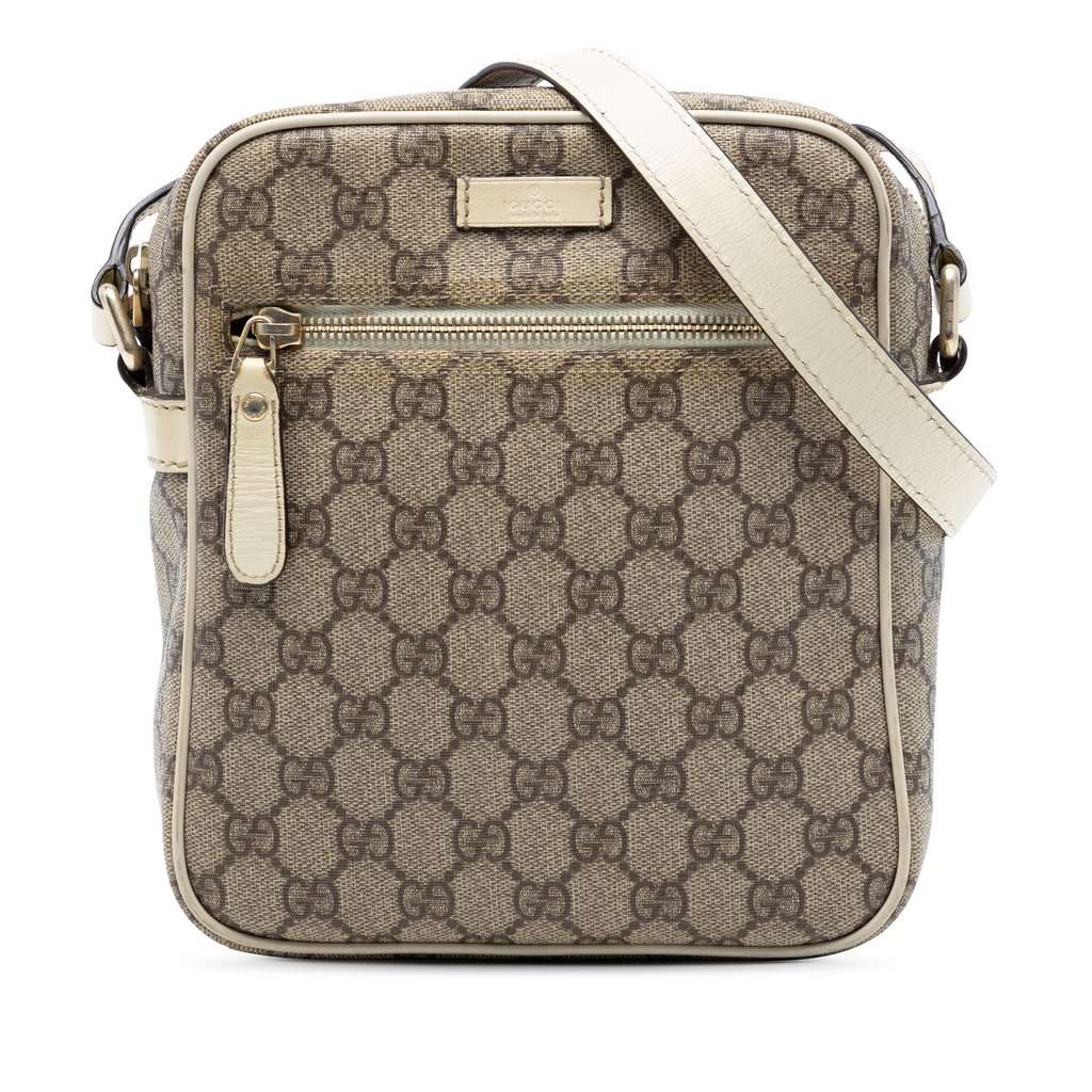 Gucci GG Supreme Crossbody Beige Very good condition - Front View