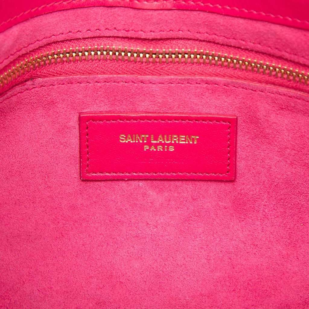 Saint Laurent Smooth Calfskin Le 5 a 7 Pink Leather Very good condition - Box View