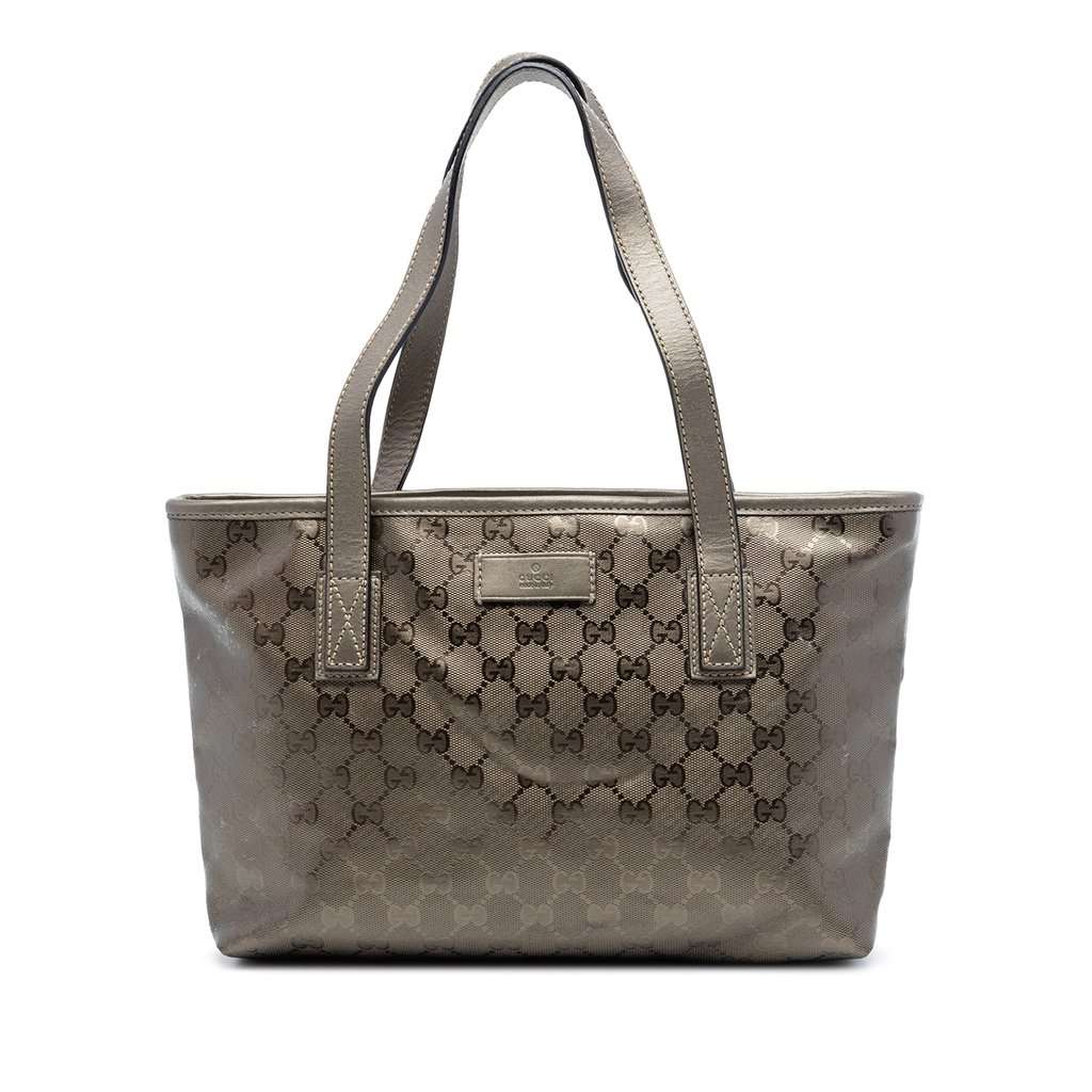 Gucci GG Imprime Tote Brown Very good condition - Front View