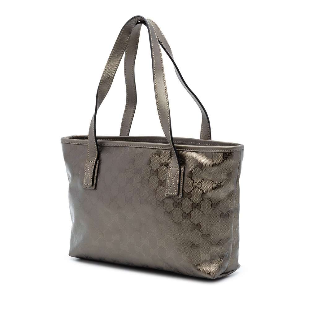 Gucci GG Imprime Tote Brown Very good condition - Back View