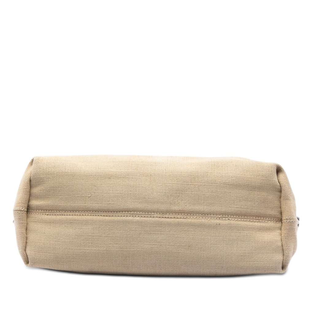 Chanel CC Canvas and Leather Tote Beige Very good condition - Inside View