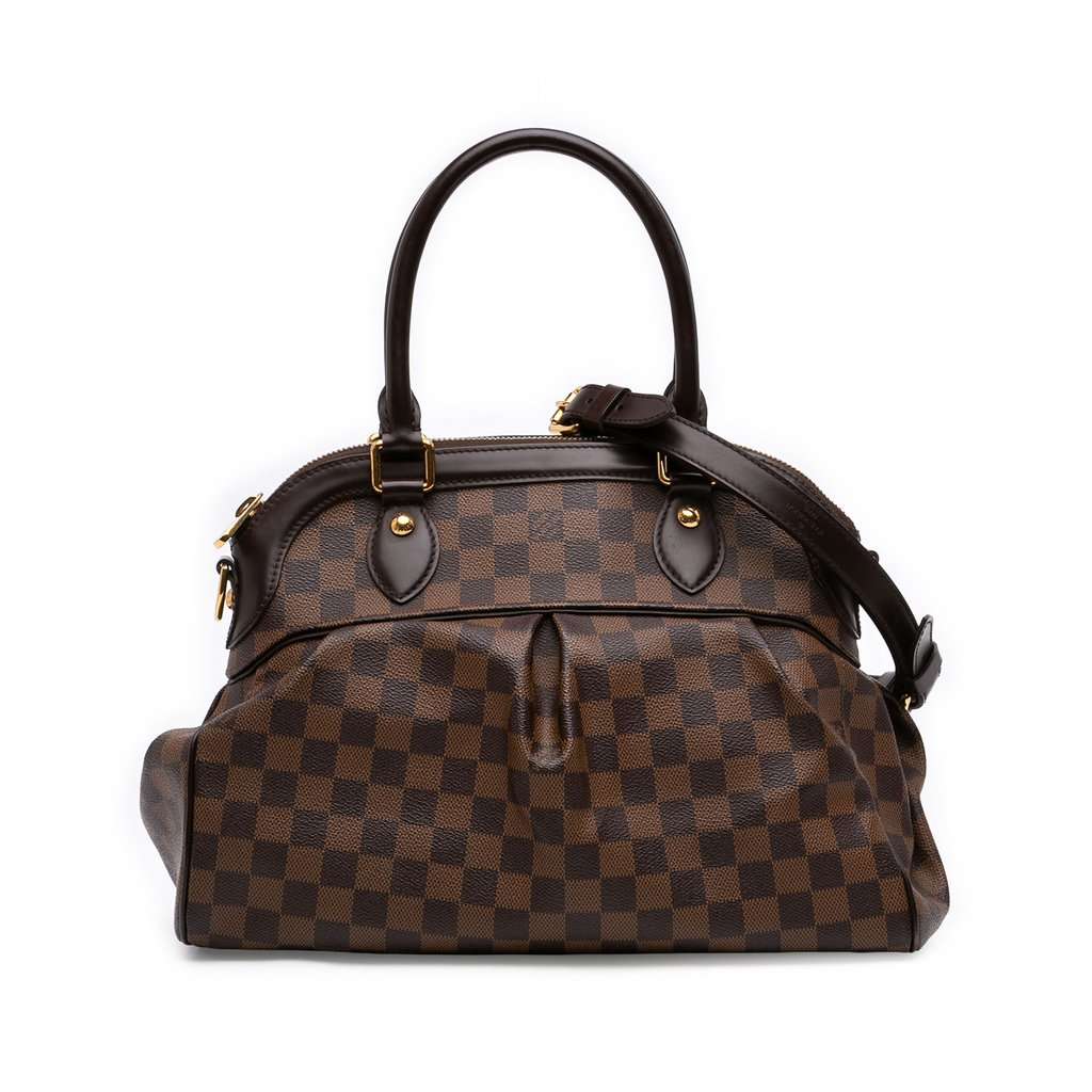 Louis Vuitton Damier Ebene Trevi PM Brown Very good - Front View