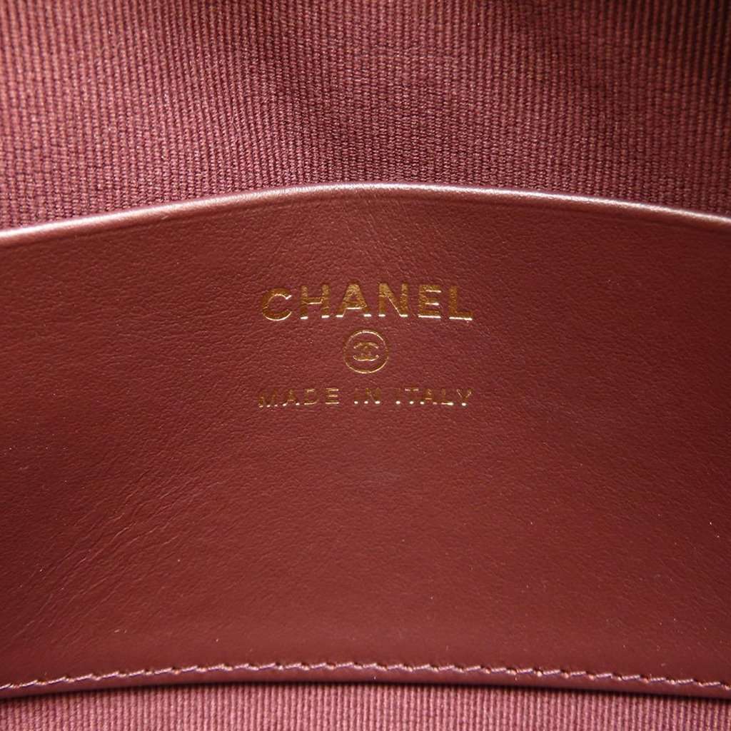 Chanel CC Quilted Caviar Camera Bag Black Leather Very good condition - Box View