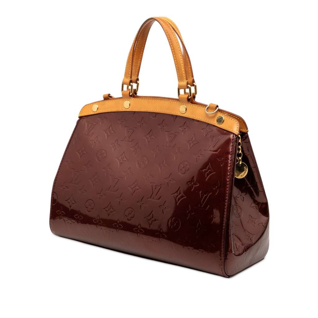 Louis Vuitton Monogram Vernis Brea MM Red Leather Very good - Back View