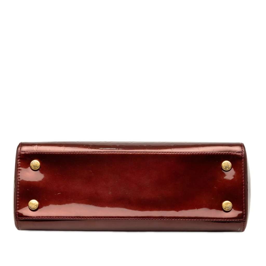 Louis Vuitton Monogram Vernis Brea MM Red Leather Very good - Inside View