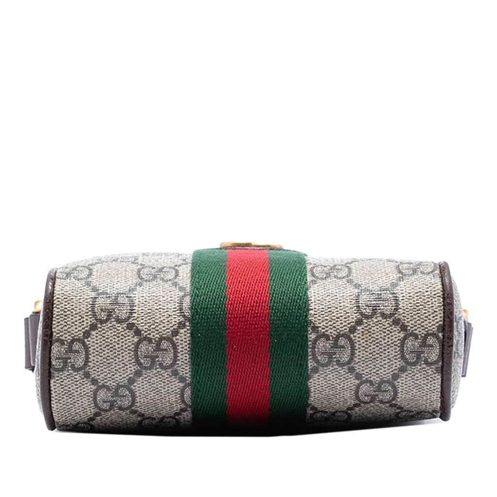 Gucci Mini GG Supreme Web Ophidia Crossbody Beige Very good condition - Inside View