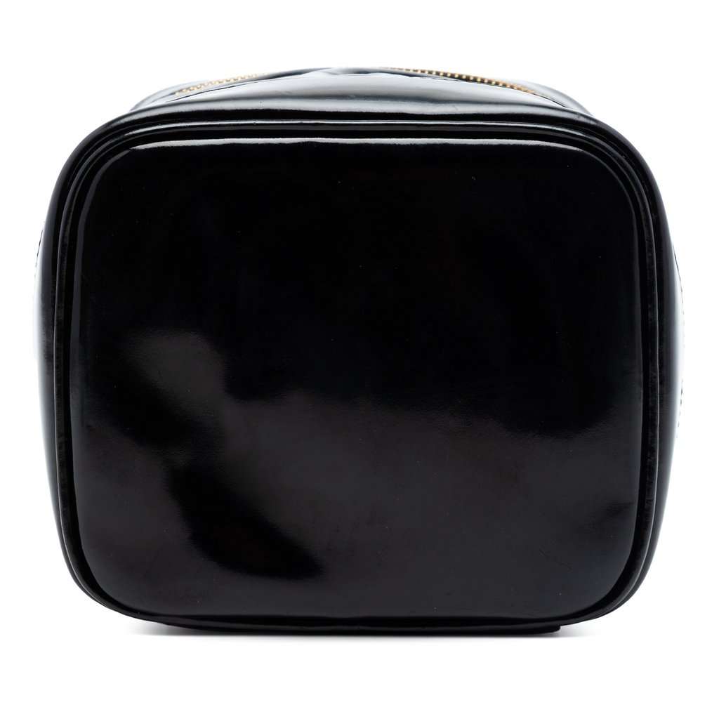Chanel CC Patent Vanity Bag Black Leather Very good condition - Inside View