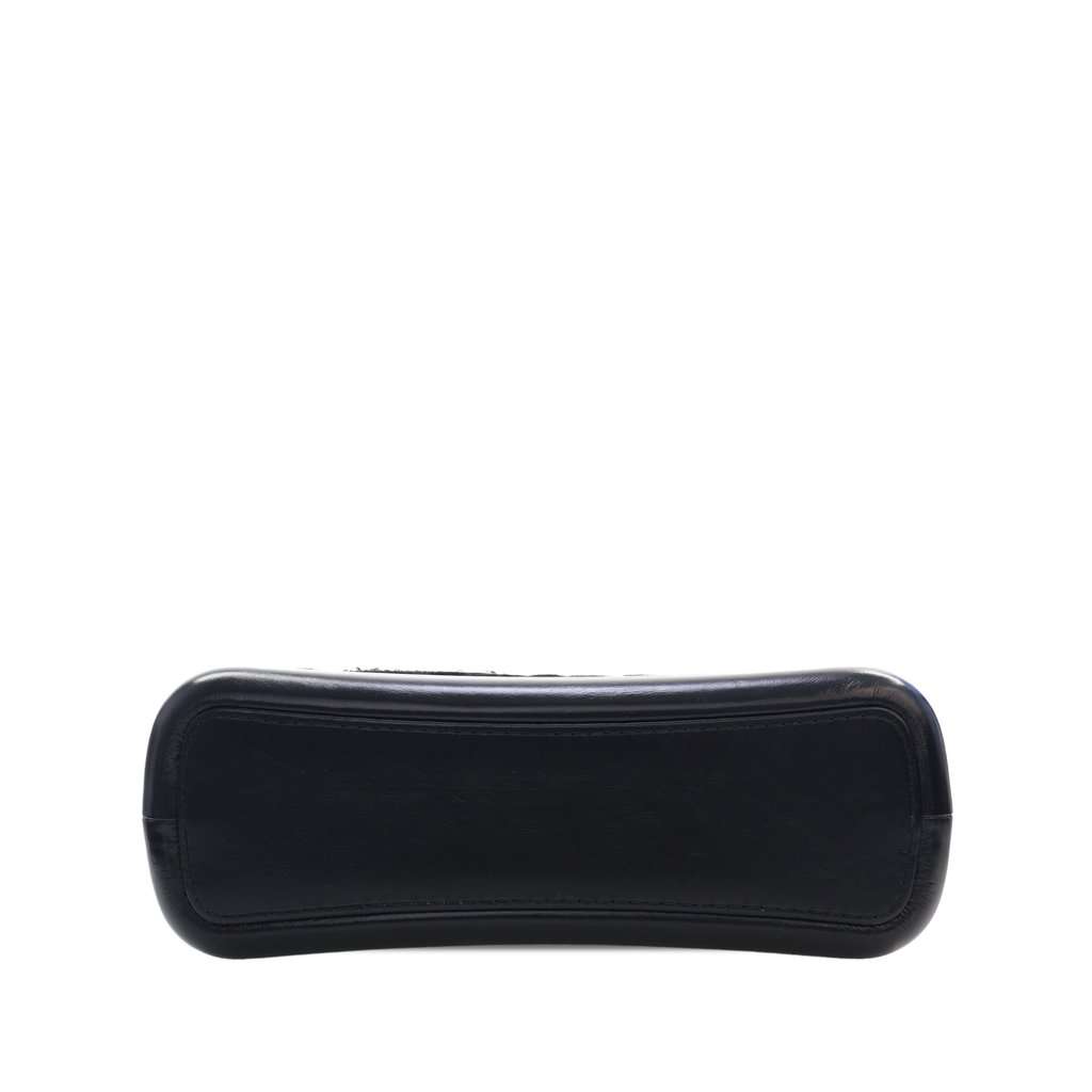 Chanel Medium Wool Coco Embroidered Gabrielle Hobo Black Very good - Inside View