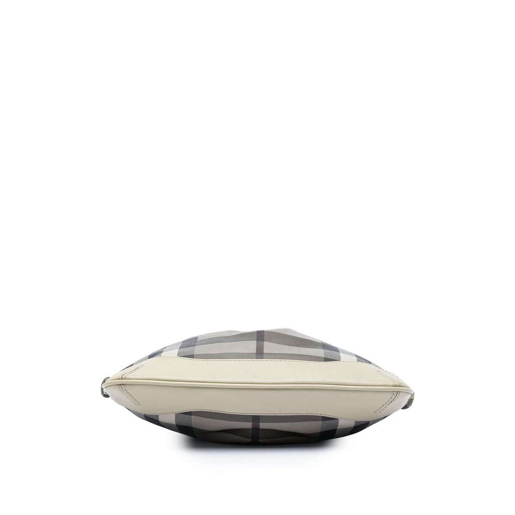 Burberry Smoke Check Coated Canvas Hartham Crossbody Beige Very good - Inside View