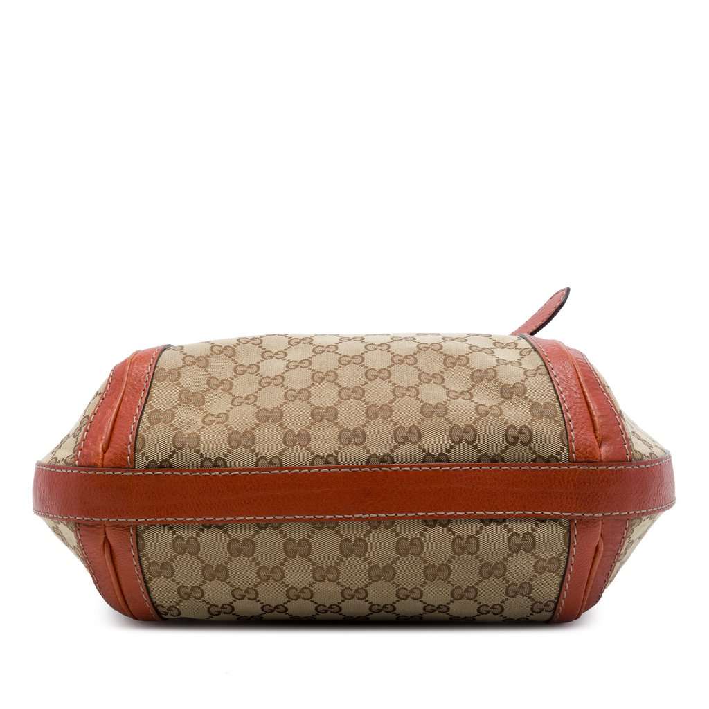 Gucci Medium GG Canvas Running Satchel Beige Very good - Inside View