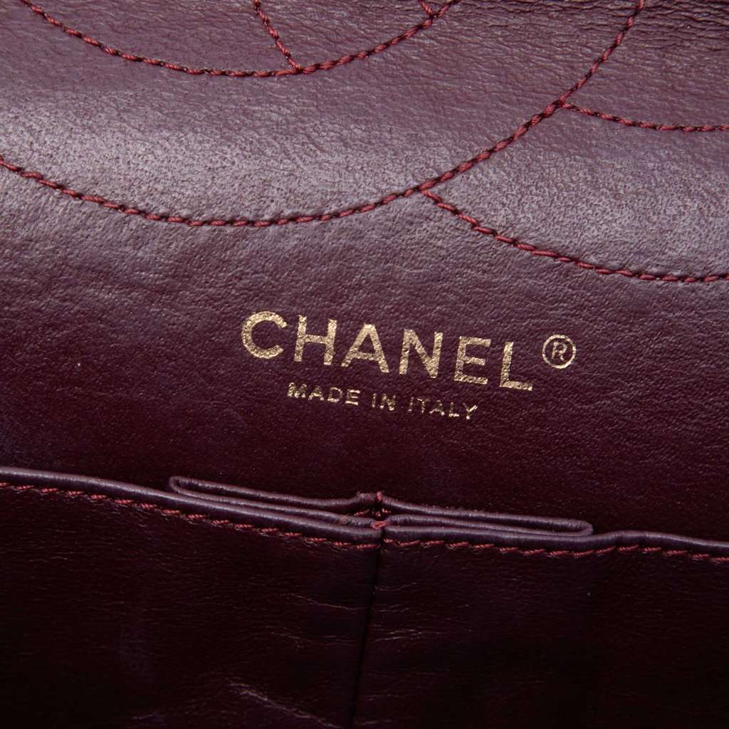Chanel Quilted Aged Calfskin Reissue 2.55 Double Flap 227 Black Leather Very good condition - Box View