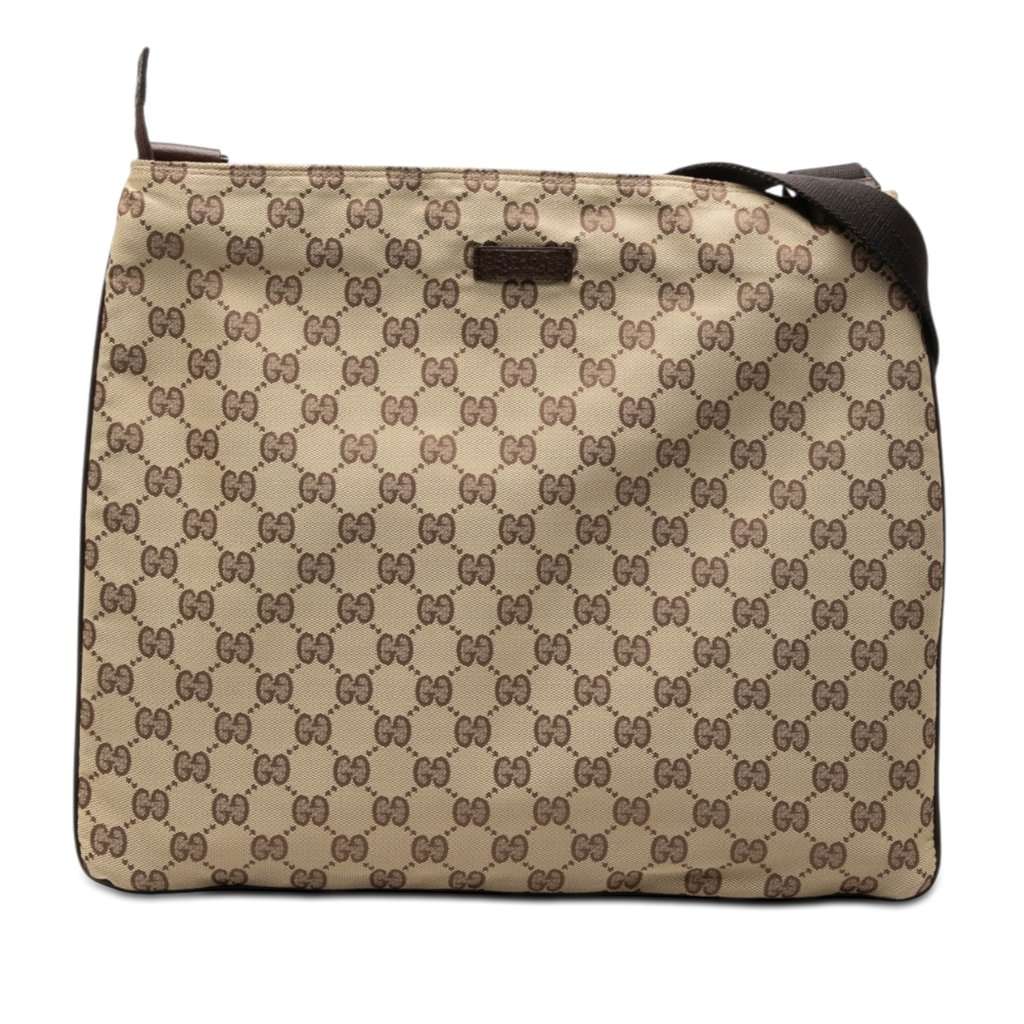Gucci GG Canvas Crossbody Beige Very good condition - Front View