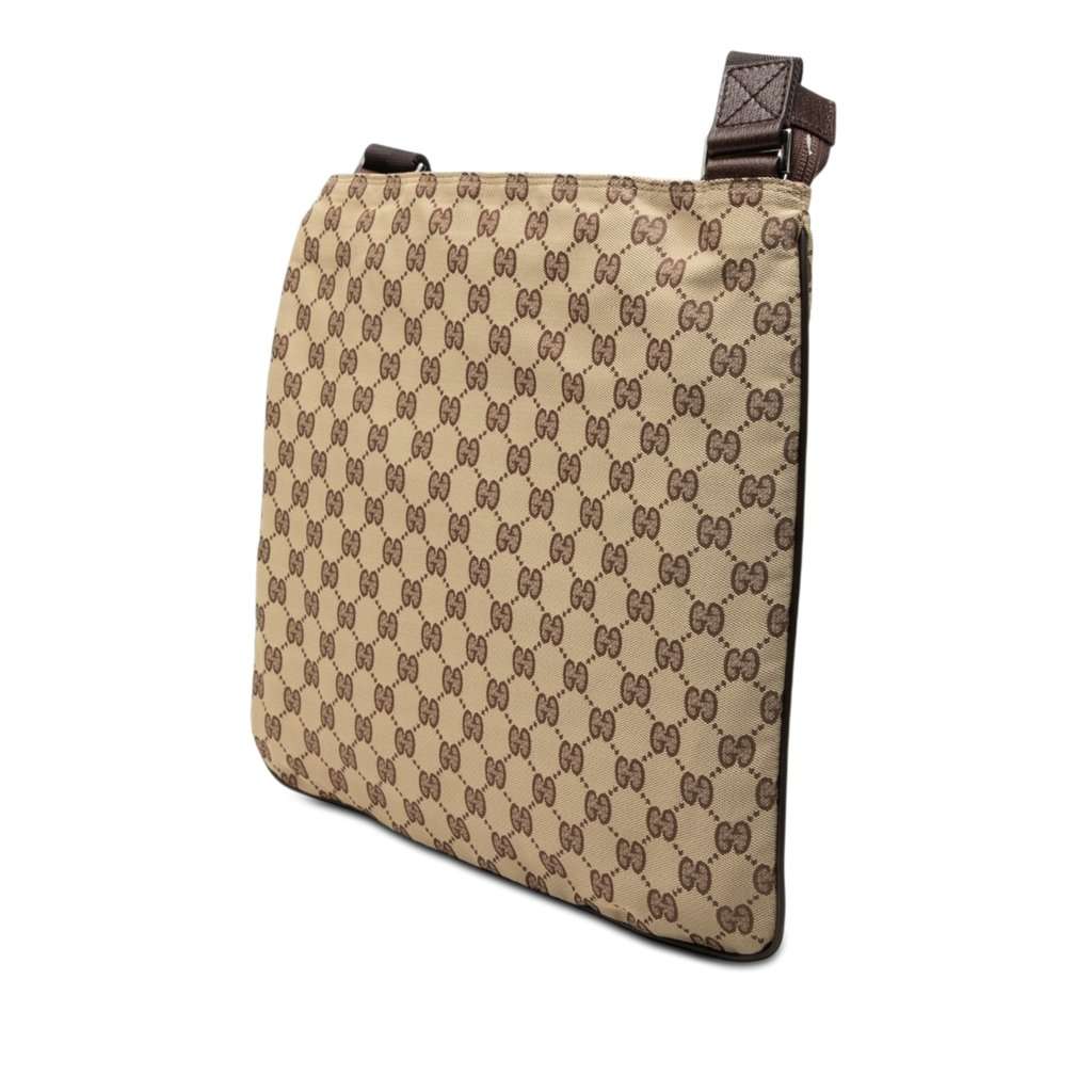 Gucci GG Canvas Crossbody Beige Very good condition - Back View