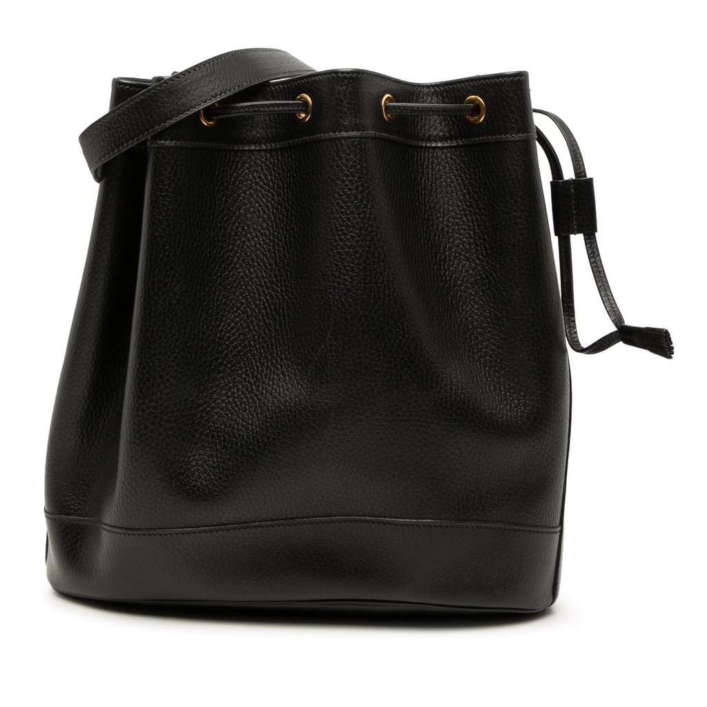 Hermès Clemence Market GM Black Leather Very good - Front View