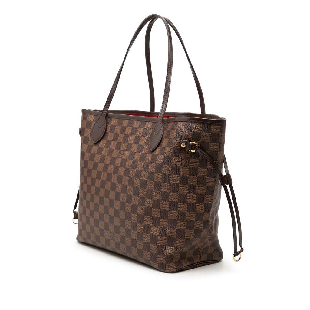 Louis Vuitton Damier Ebene Neverfull MM Brown Very good condition - Back View