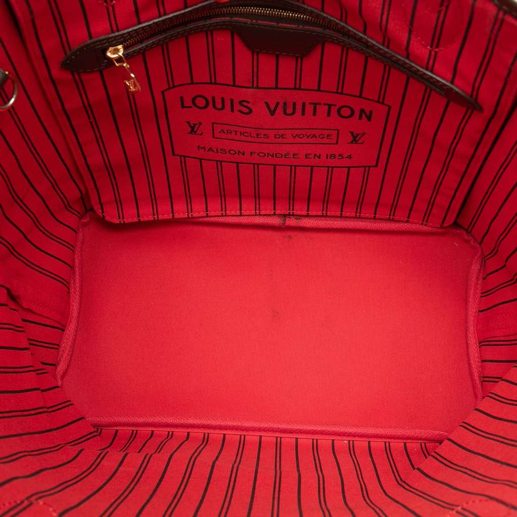 Louis Vuitton Damier Ebene Neverfull MM Brown Very good condition - Model View