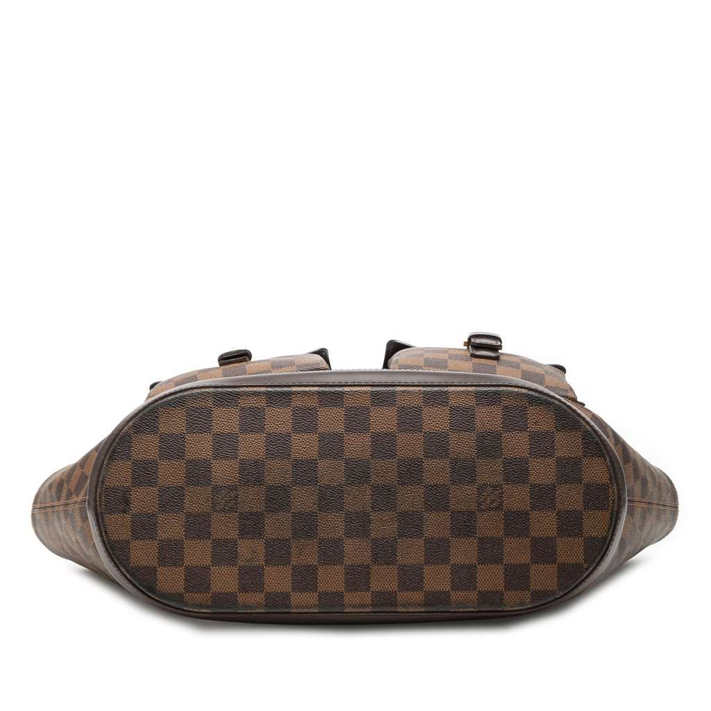 Louis Vuitton Damier Ebene Manosque GM Brown Very good - Inside View