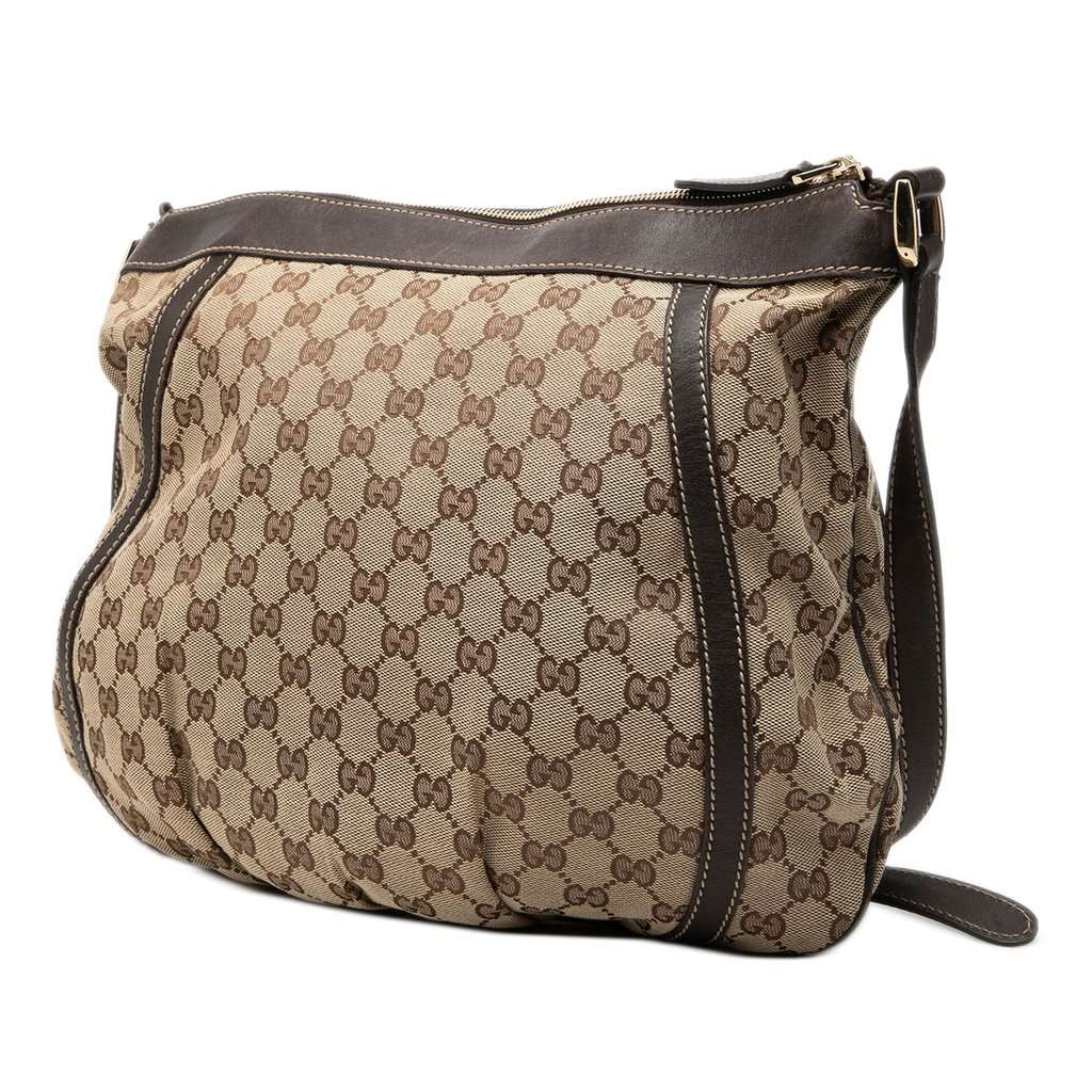 Gucci GG Canvas Abbey D Ring Crossbody Beige Very good - Back View