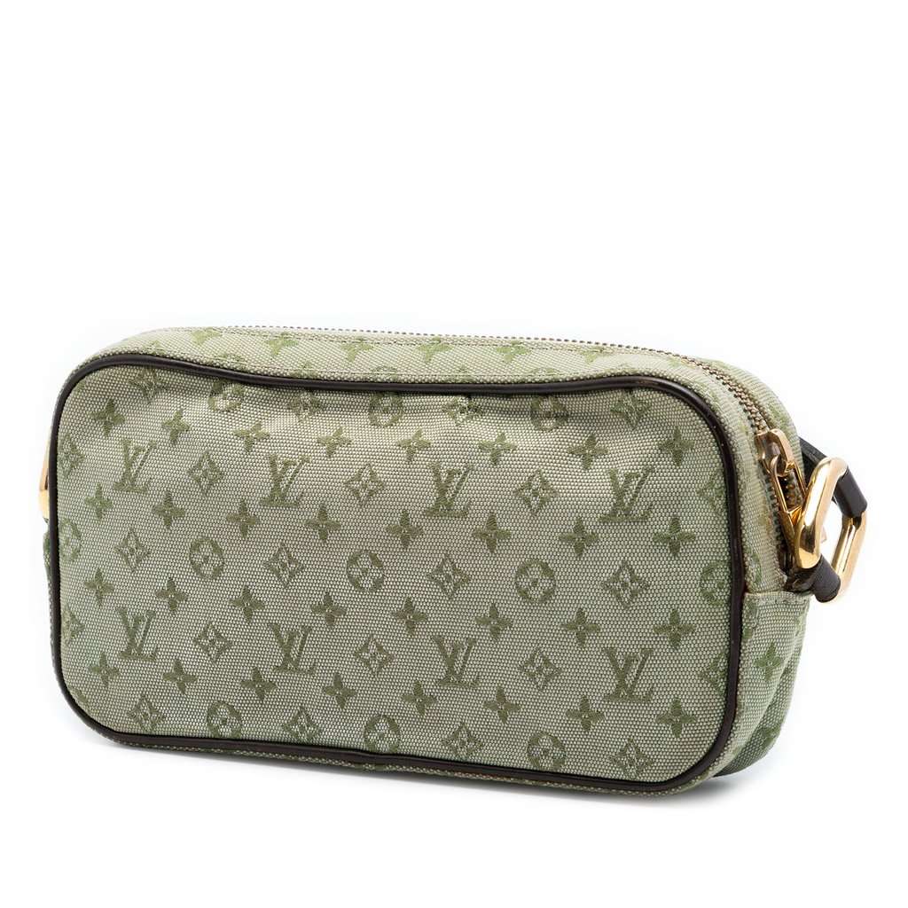 Louis Vuitton Monogram Mini Lin Juliette MM Green Very good condition - Back View