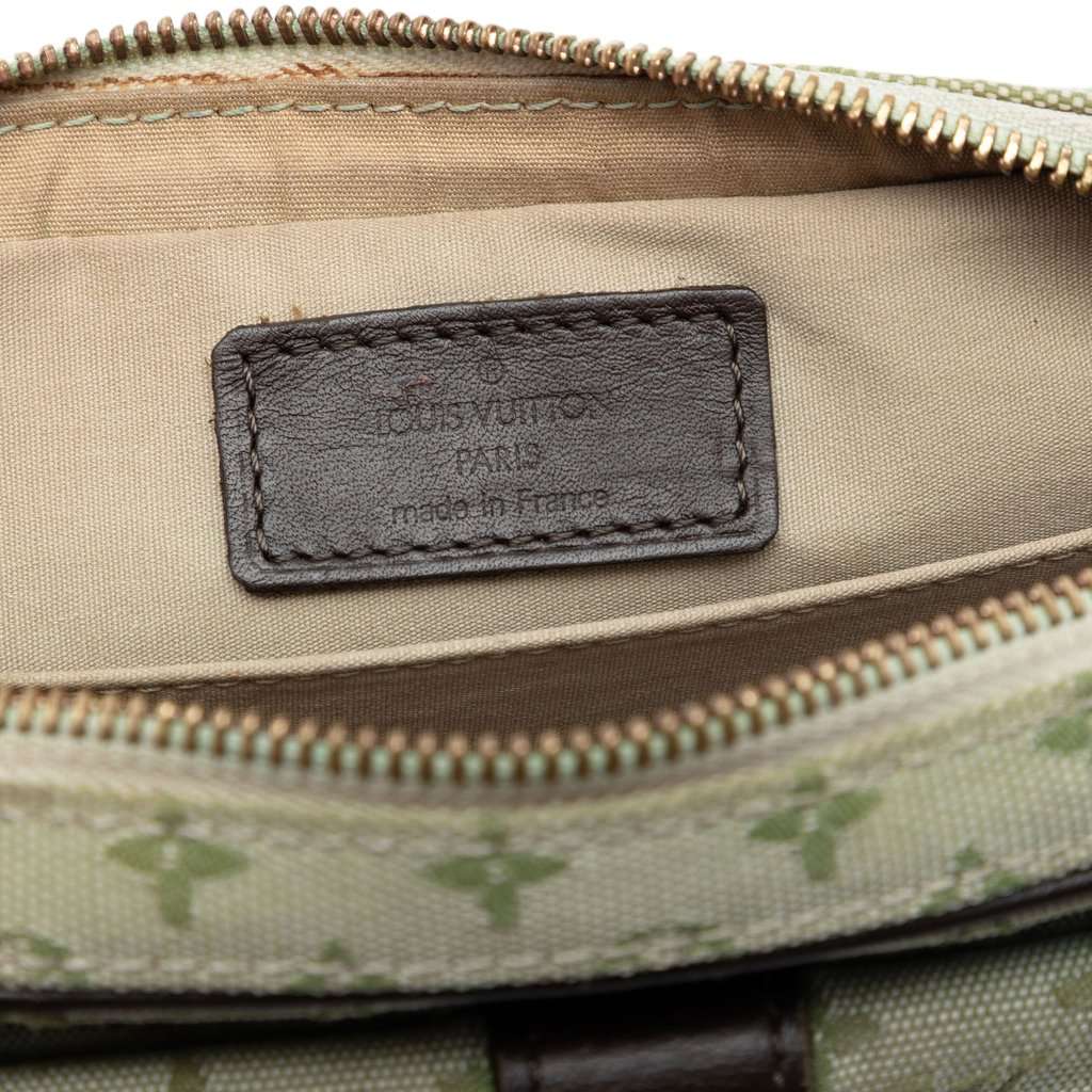 Louis Vuitton Monogram Mini Lin Juliette MM Green Very good condition - Box View
