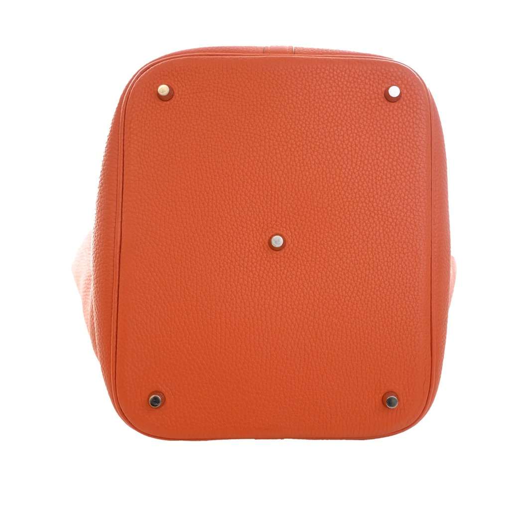 Hermès Clemence Picotin Lock 26 Orange Leather Very good condition - Inside View
