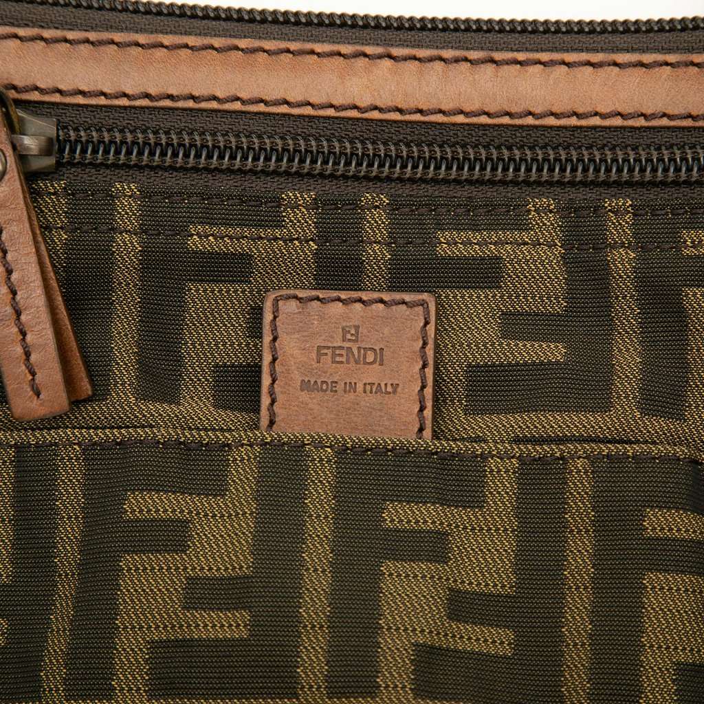 Fendi Zucca Canvas Crossbody Brown Very good condition - Box View