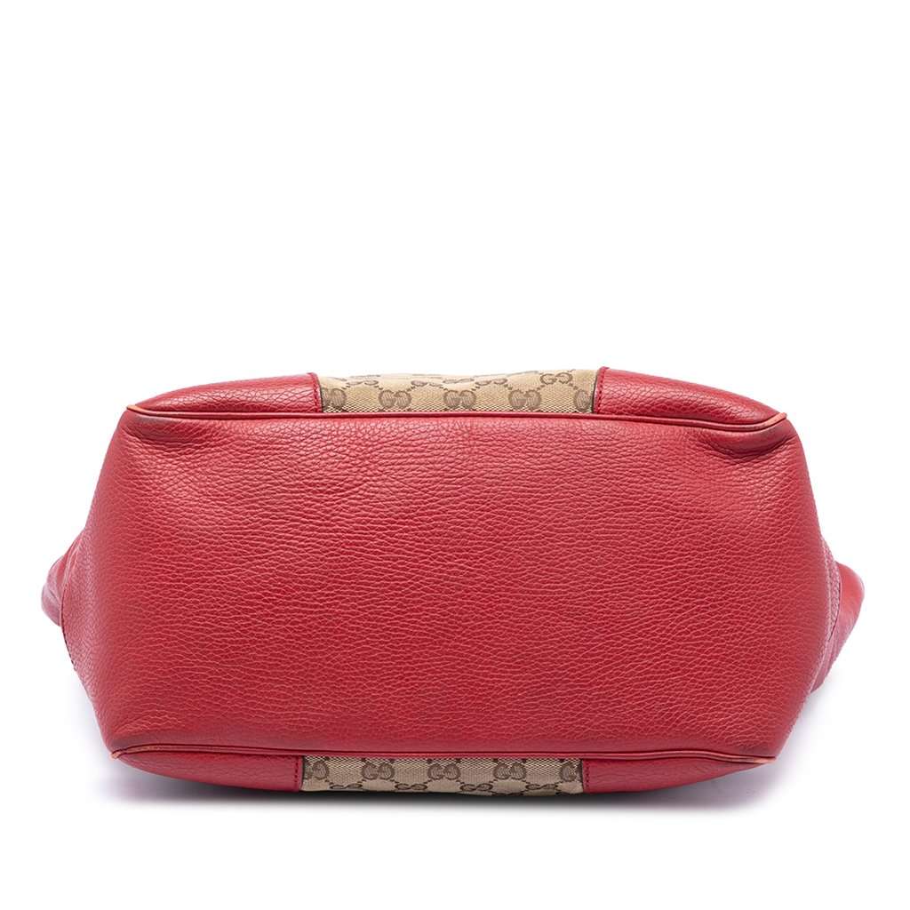 Gucci GG Canvas Bree Zippered Tote Beige Very good condition - Inside View