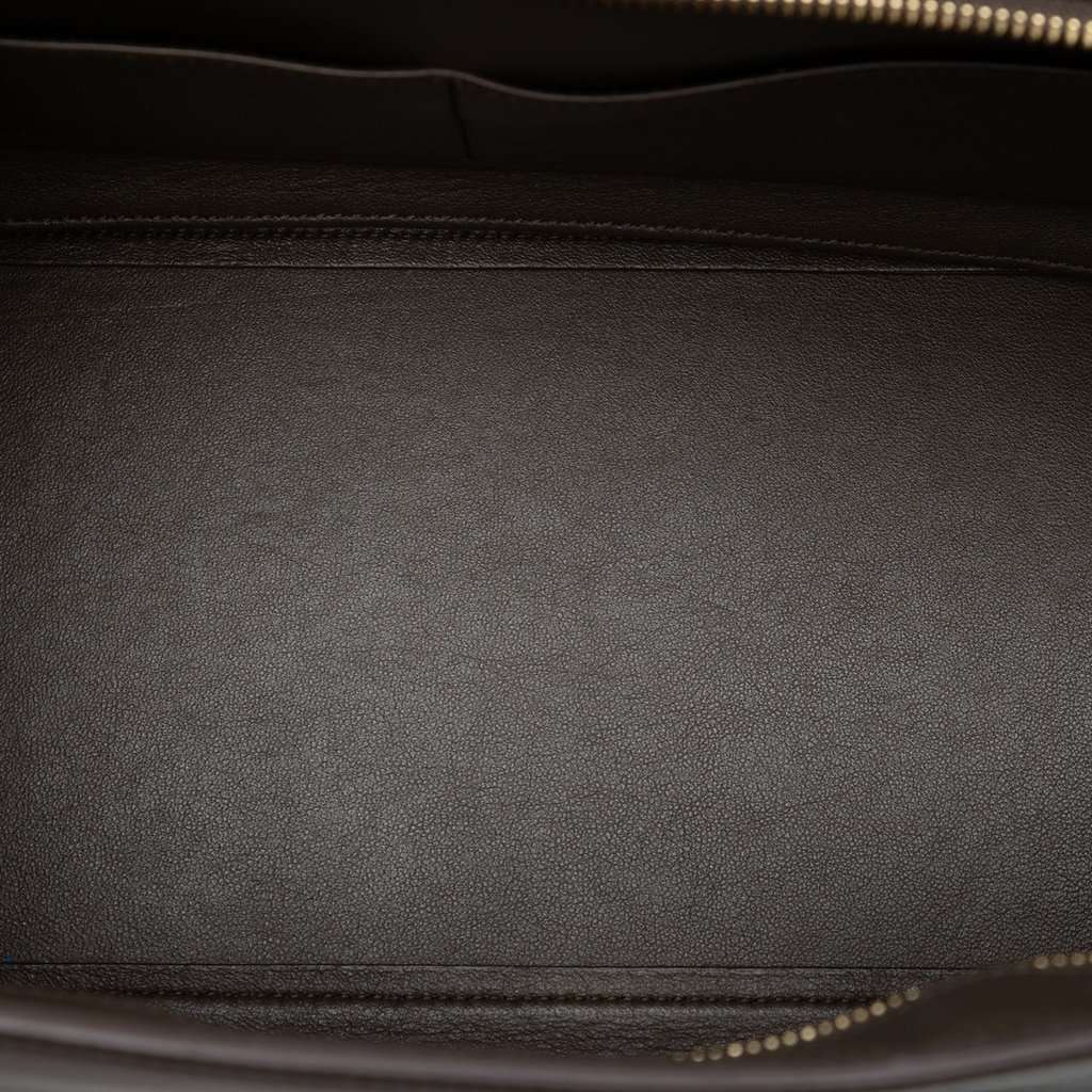 Celine Small Tricolor Leather Trapeze Satchel Brown Leather Very good condition - Model View