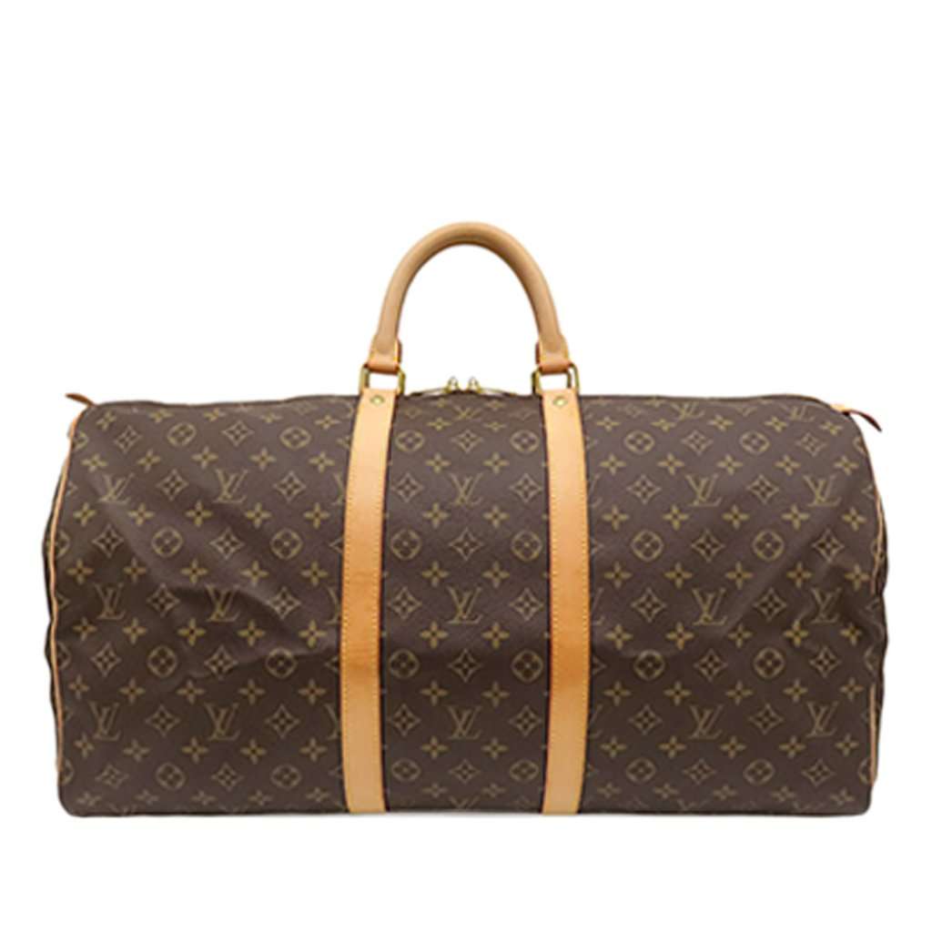 Louis Vuitton Monogram Keepall 55 Brown Very good - Front View
