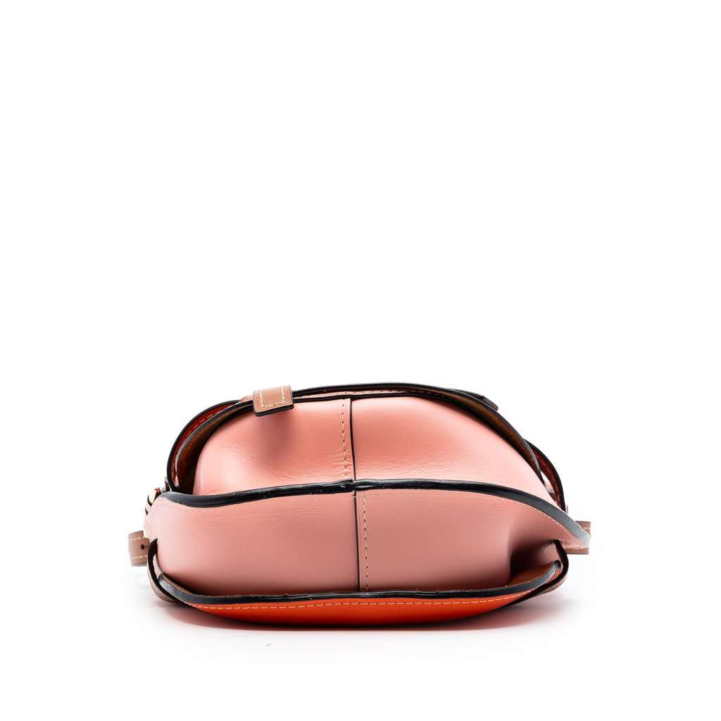 Loewe Small Tricolor Leather Gate Crossbody Orange Leather Very good condition - Inside View