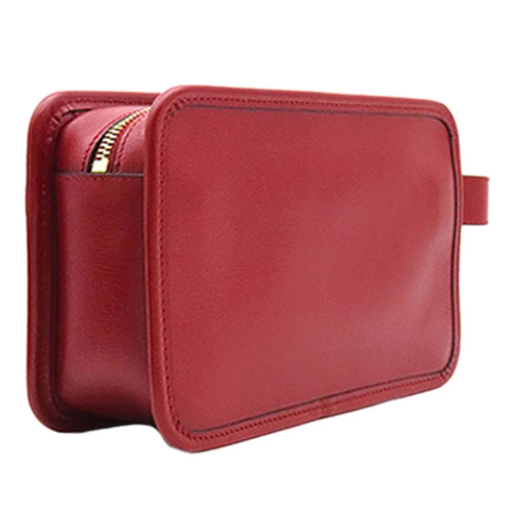 Gucci Calfskin Interlocking G Clutch Red Leather Very good - Back View