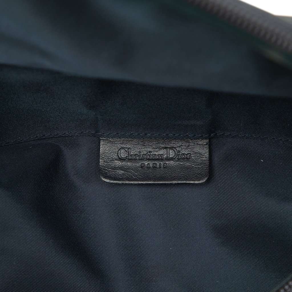Dior Diorissimo Canvas Saddle Pouch Blue Very good condition - Box View