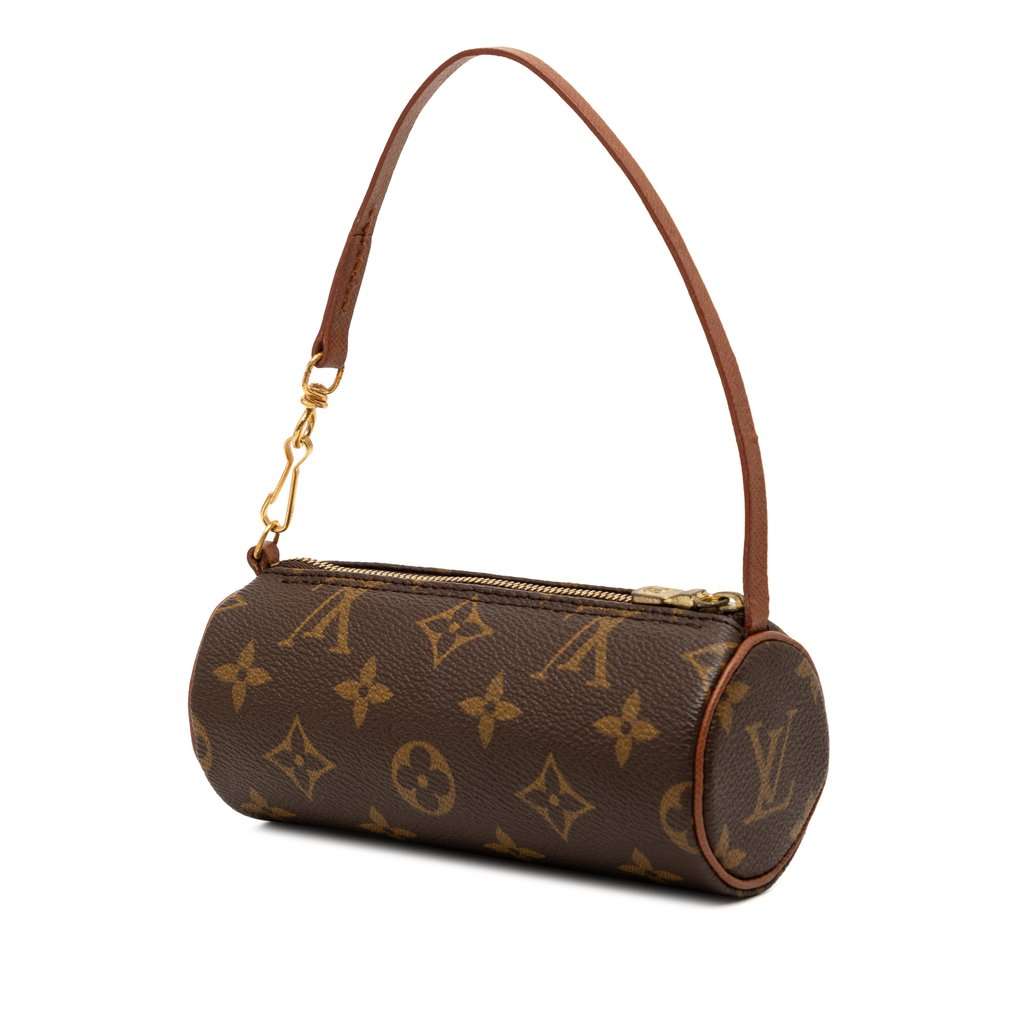 Louis Vuitton Monogram Papillon Pochette Brown Very good condition - Back View
