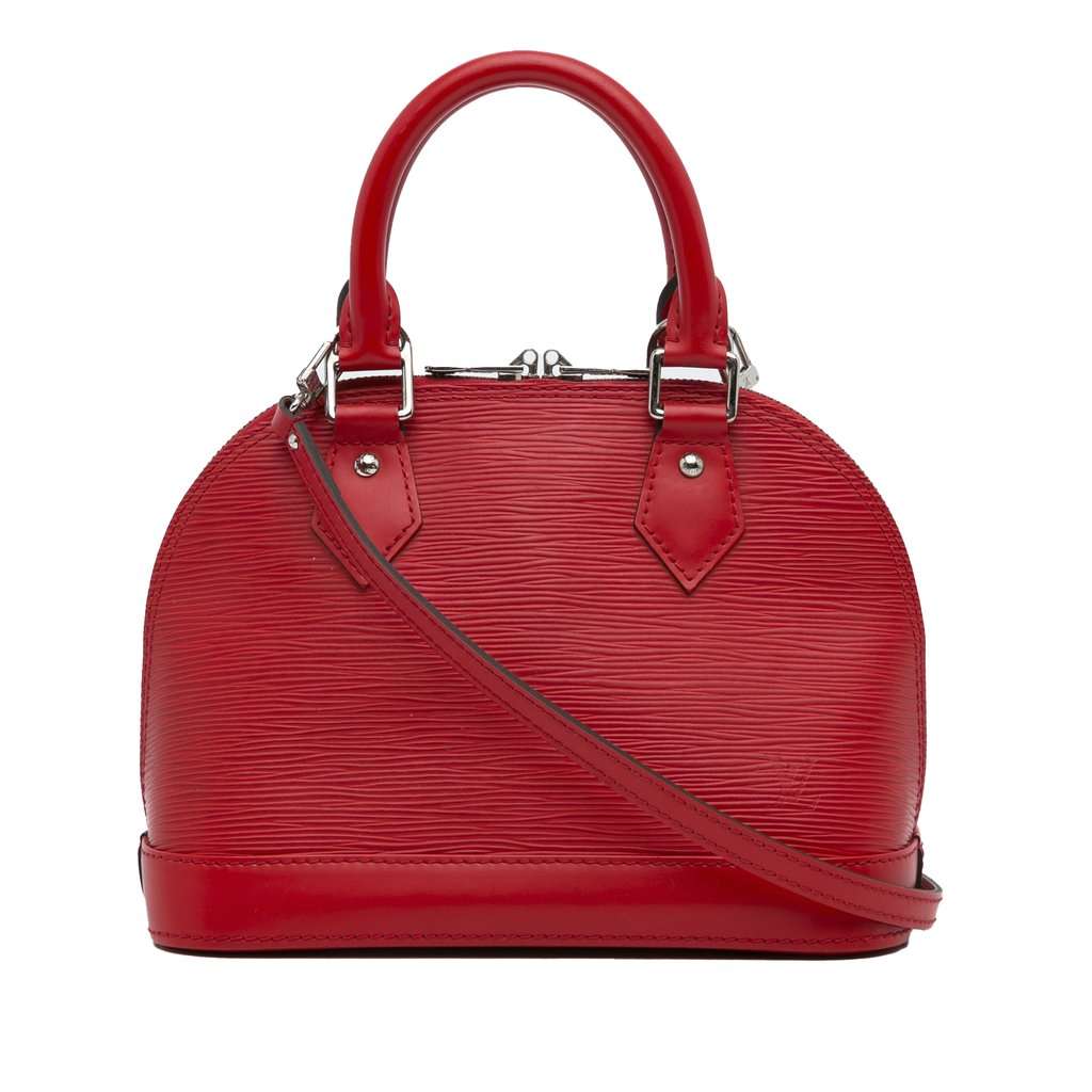Louis Vuitton Epi Alma BB Red Leather Very good - Front View